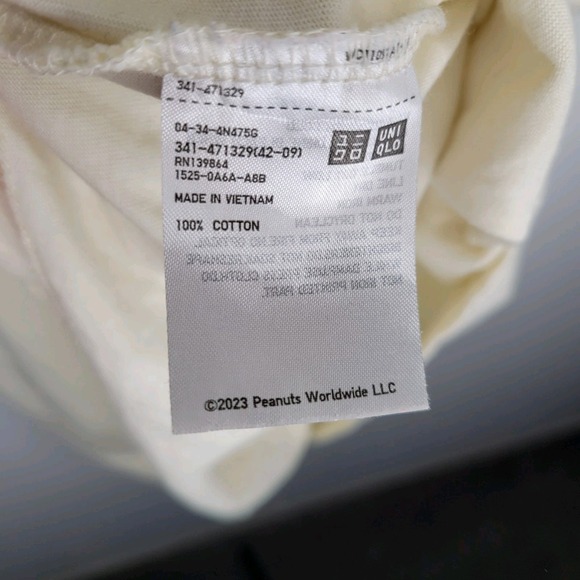 Uniqlo Peanuts T-Shirt Mens XL White - Picture 7 of 8